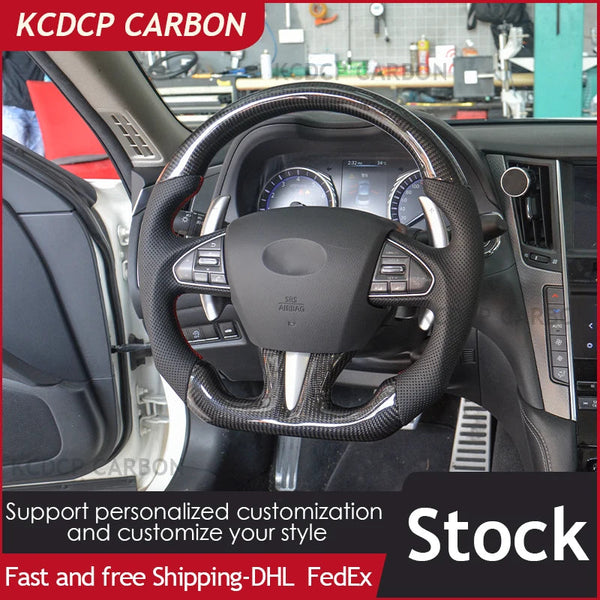 For Infini-Ti Q50 Q60 QX50 QX30 Q50L EX QX70 FX Q70L LED Steering Wheel