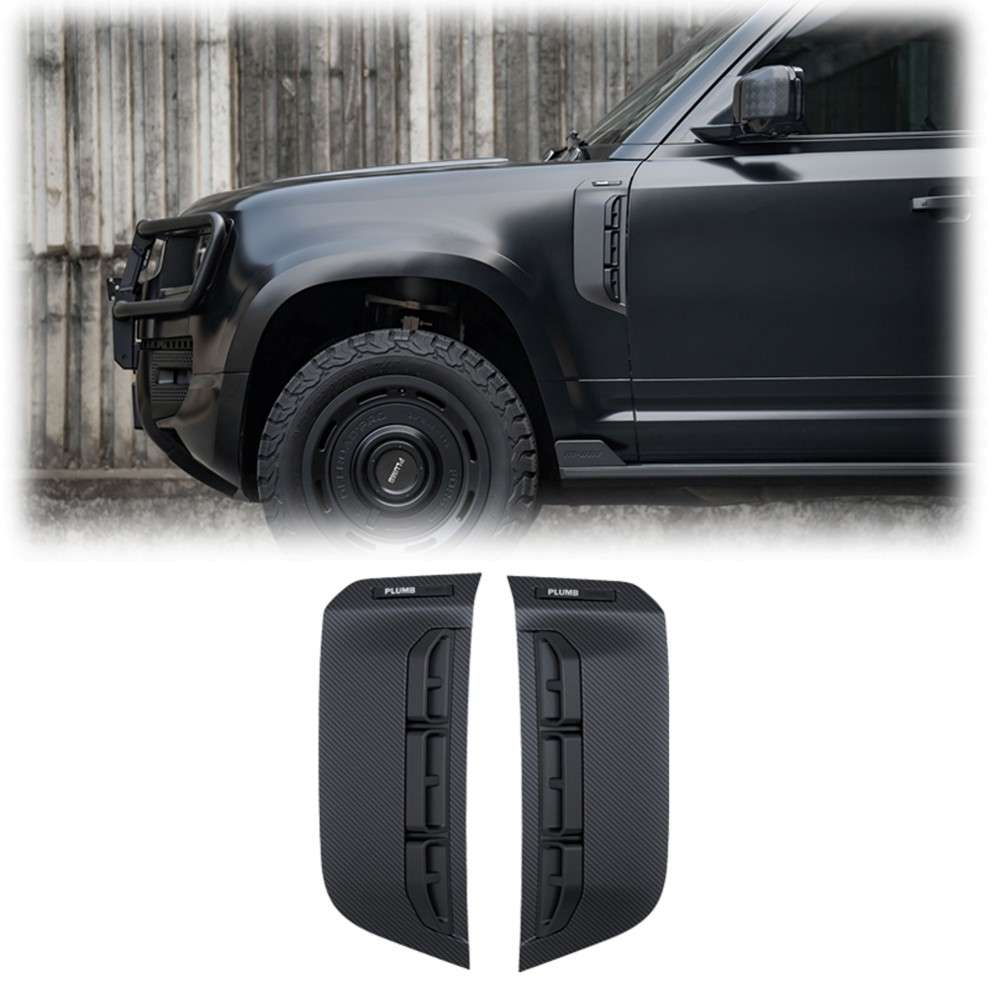 Car Craft Compatible With Range Land Rover Defender 2020-2025 Plumb M-one Side Air Fender Vents Trim Plumb-023 - CAR CRAFT INDIA