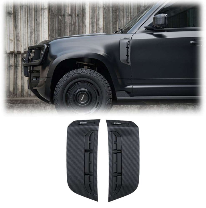 Car Craft Compatible With Range Land Rover Defender 2020-2025 Plumb M-one Side Air Fender Vents Trim Plumb-023 - CAR CRAFT INDIA