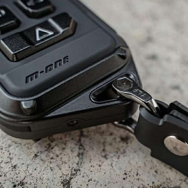 Car Craft Compatible With Range Land Rover Defender 2020-2025 Plumb M-one All Black Aluminum Magnesium Alloy Key Chain Key Case Cover Plumb-001 - CAR CRAFT INDIA