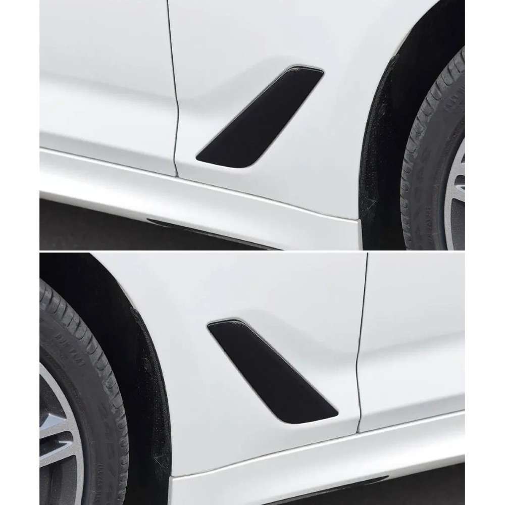 Car Craft Compatible With Bmw 5 Series G30 F90 2017-2024 Side Fender Decorative Bright Electroplated Strip Trim 51137349594 Right Chrome CC-8101 - CAR CRAFT INDIA