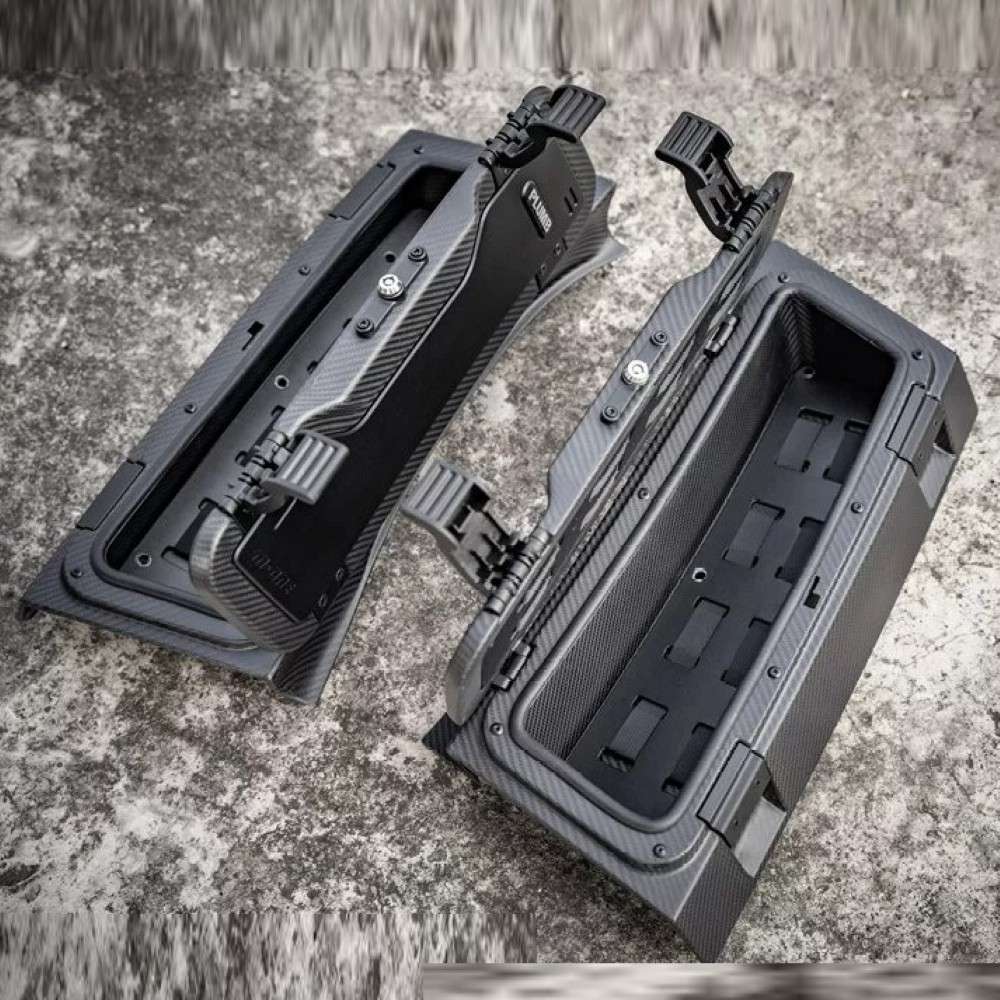 Car Craft Compatible With Range Land Rover Defender 2020-2025 Plumb M-one Side Mounted Tool Equipment Box Carrier Plumb-007 - CAR CRAFT INDIA