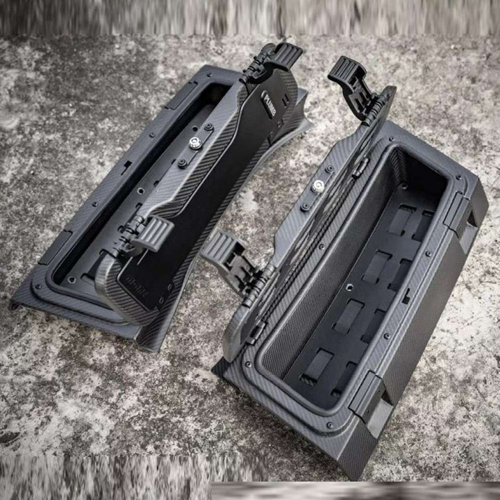 Car Craft Compatible With Range Land Rover Defender 2020-2025 Plumb M-one Side Mounted Tool Equipment Box Carrier Plumb-007 - CAR CRAFT INDIA