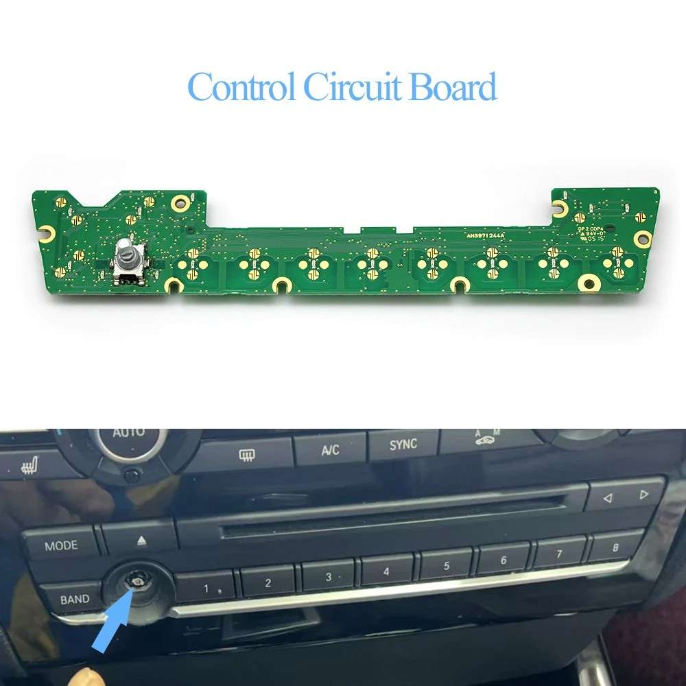 Car Craft Compatible With Bmw X3 X4 F25 F26 2011-2018 Car Radio Audio Volume Rotary Switch Button Knob Cover Cap Control Circuit Board 61319351155 61319351156 61319208591 61319208592 CC-8106 - CAR CRAFT INDIA