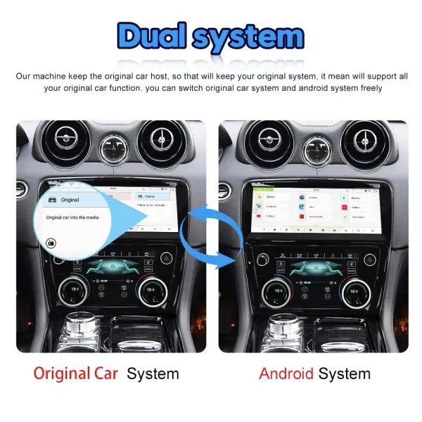 JAGUAR XJL INFOTAINMENT SCREEN ANDROID PLAYER 10.25 INCH