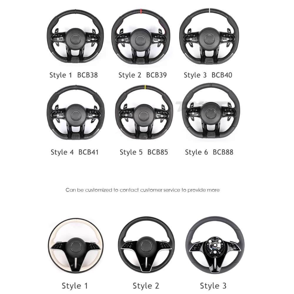 Car Craft Compatible With Mercedes A B C E S G V M Class Ml Gl Gla Glb Glc Gle Gls Slk G55 G63 G Wagon Eqs Upgraded Custom Amg Brabus Maybach Full Steering Wheel Style 2bcd9 CC-8140 - CAR CRAFT INDIA