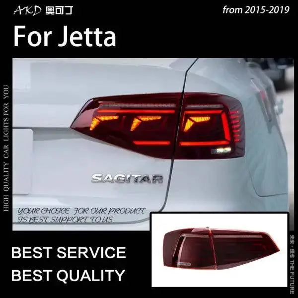 Jetta Tail Lights 2015-2019 Jetta Mk6 LED Tail lamp light