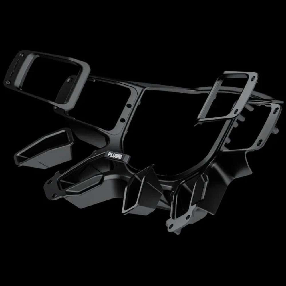 Car Craft Compatible With Range Land Rover Defender 2020-2025 Plumb M-one Steering Wheel Trim Cover Frame Plumb-026 - CAR CRAFT INDIA