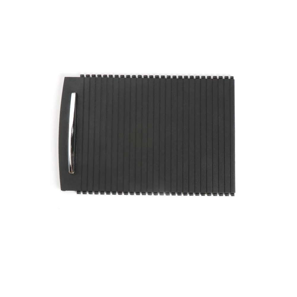 Car Craft Compatible With Bmw 3 Series E92 E93 M3 Car Console Storage Cup Drink Holder Tray Cover Rear Sliding Shutters Roller Blind Cover 51166963913-1 Black - CAR CRAFT INDIA