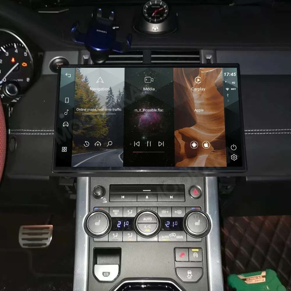 Car Craft Compatible With Range Land Rover Evoque L538 2012-2016 Android Multimedia Infotainment Touchscreen Dvd Player Wireless Carplay Android Auto 4gb +64gb 13.3 Inch