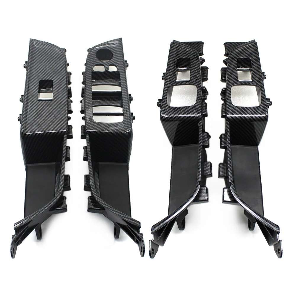 Car Craft Compatible With Bmw 6 Series Gt G32 2017-2022 Interior Door Pull Handle Armrest Panel Window Switch Cover 51417466317-1 51417466310-1 51427466779-1 51427466780-1 Carbon Fiber Model B High - CAR CRAFT INDIA