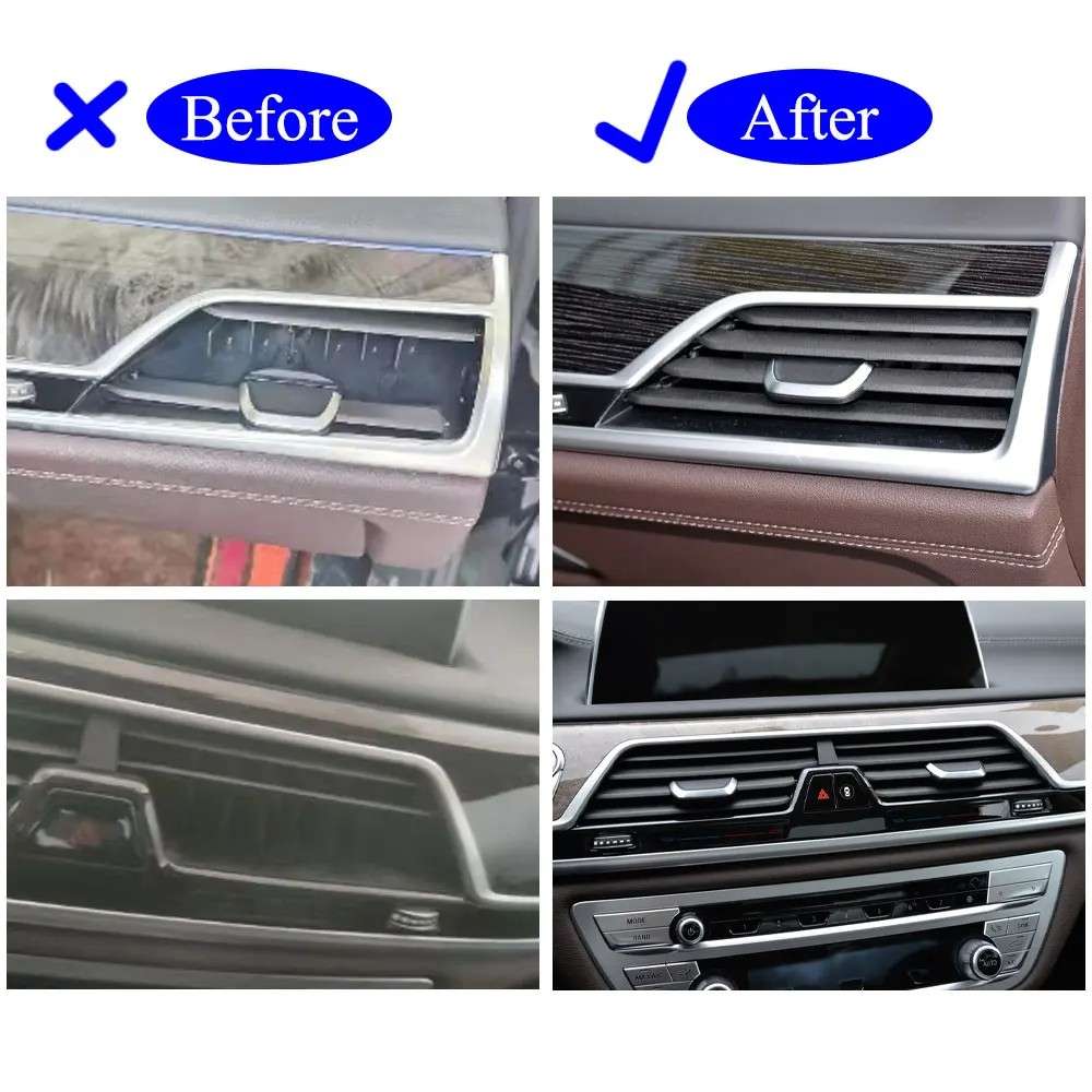Car Craft Compatible With Bmw 7 Series G11 G12 2016-2021 Ac Air Vent Grill Slider Repair Kit Trim Left 64229299500