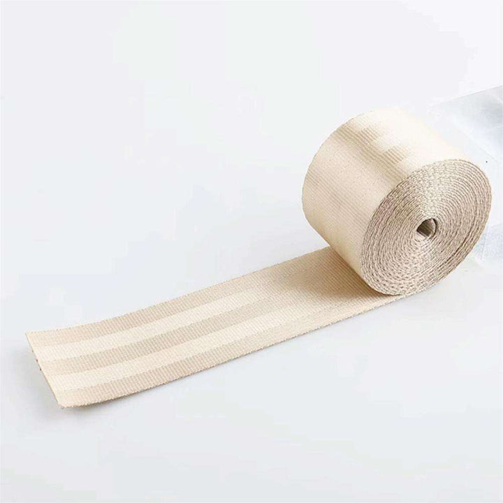 Car Craft Color Nylon Webbing Racing Safety Concise Design Ribbon Strap Sport Racing Safety Seat Belt Universal 4.8 Cm Wide 3.6m Long Champaign - CAR CRAFT INDIA