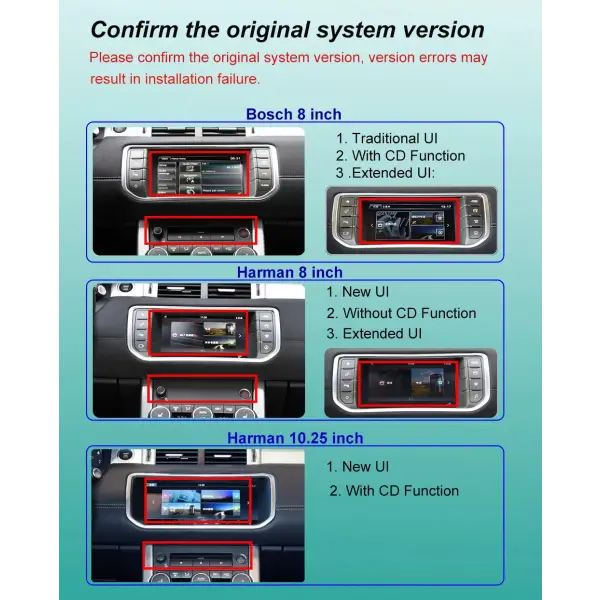 Land Range Rover Evoque 2012 to 2018 Android 12 Player Car