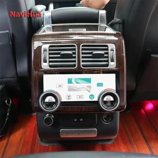 LCD Car Digital Rear AC Control Panel Climate Control Rear Air Conditioning Panel Screen for Land Rover Vogue 2013-2017