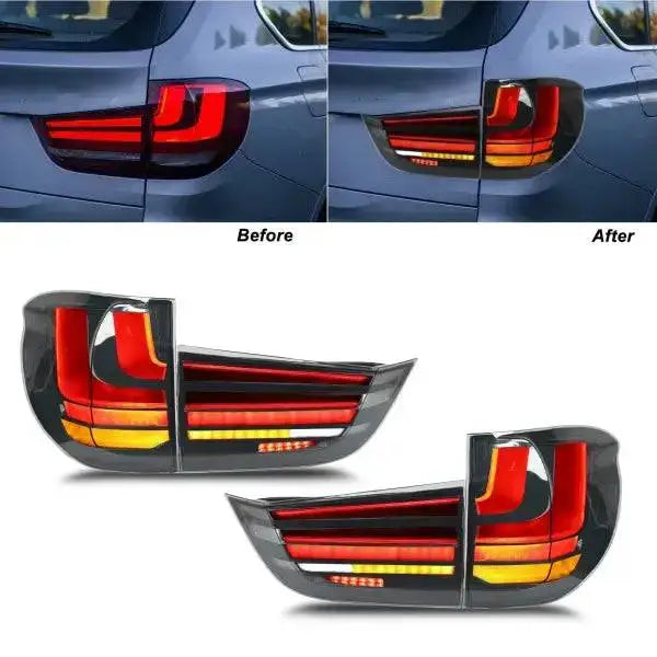 LCI Style LED Tail Lights Assembly Rear Lamps Smoked Lens