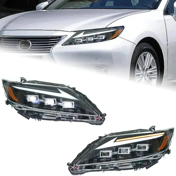 Lexus ES200 Headlights 2013-2014 ES300 LED Headlight DRL