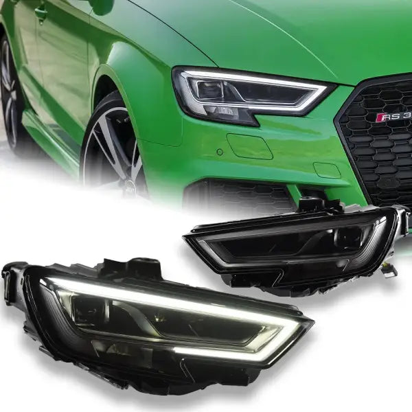 Car Lights for Audi A3 LED Headlight 2013-2019 A3 8V Head Lamp Projector Lens DRL Front Automotive