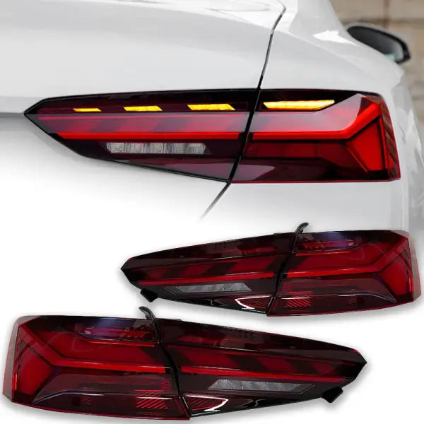 Car Lights for Audi A5 Tail Lamp 2017-2020 S5 LED Tail Light Animation DRL Dynamic Signal Reverese Automotive