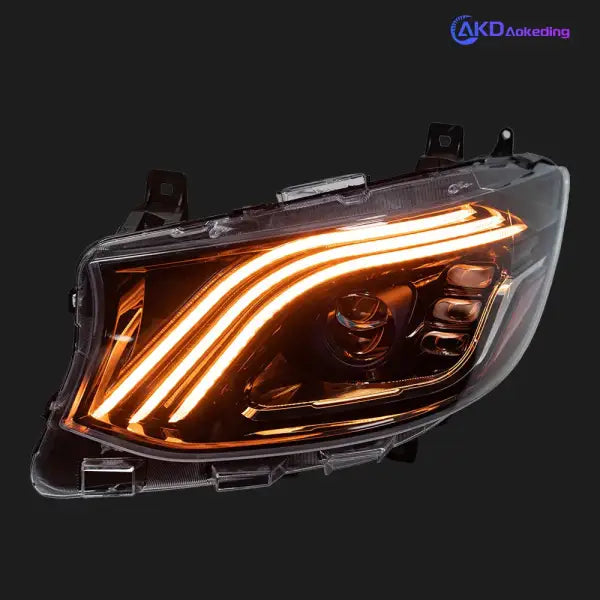 Car Lights for Benz Sprinter Headlight Projector Lens Maybach Style Head Lamp DRL Automotive