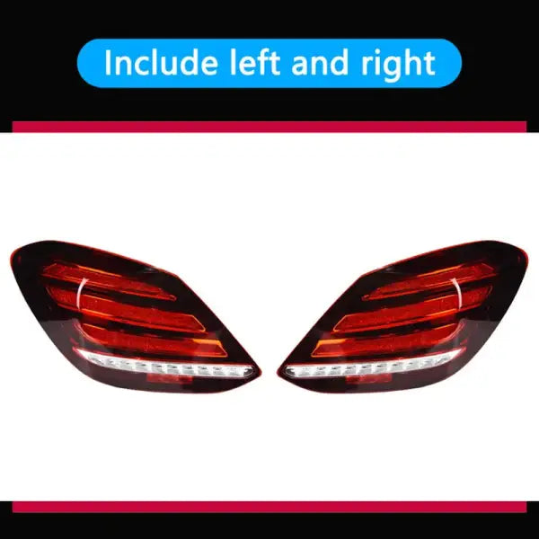 Car Lights for Benz W205 LED Tail Light 2014-2020 C180 C200 C260 C300 Rear Lamp DRL Dynamic Signal Automotive