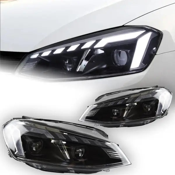 Car Lights for VW Golf 7 LED Headlight Projector Audi-Design Animation DRL Head Lamp Dynamic Signal Automotive