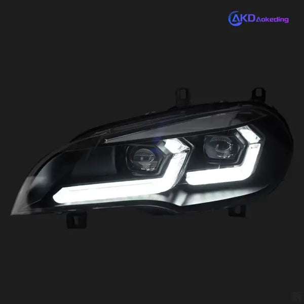 Car Lights for BMW X5 E70 LED Headlight Projector Lens 2007-2013 Angel Eye DRL Signal Head Lamp Automotive