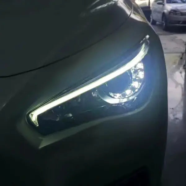 Car Lights for Infiniti Q50 LED Headlight Projector Lnes 2014-2019 Head Lamp Animation Dynamic Signal DRL