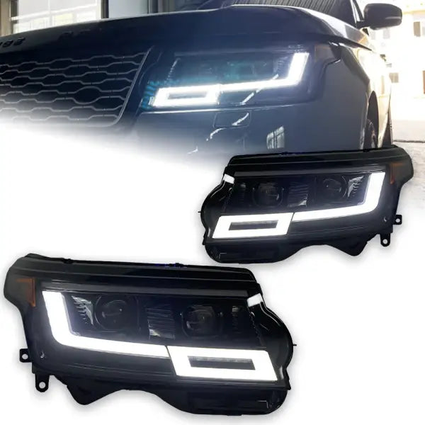 Car Lights for Range Rover LED Headlight Projector Lens 2014-2017 Land Rover Head Lamp DRL Dynamic Signal