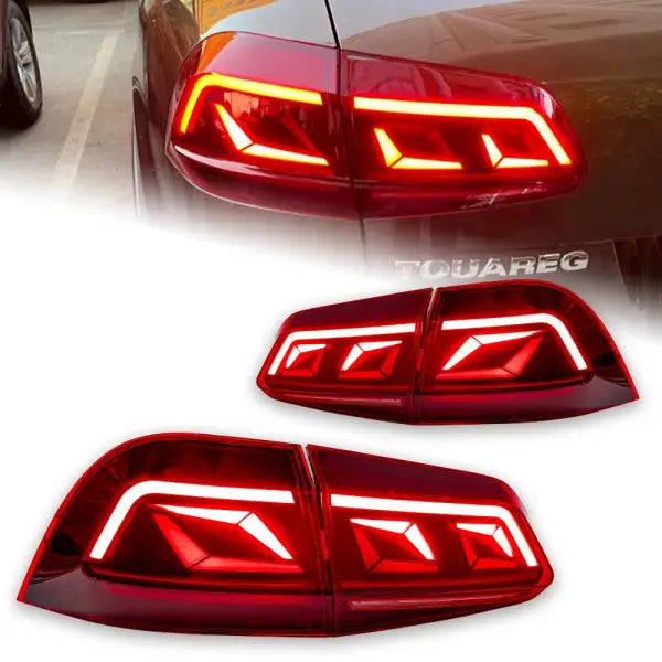 Car Lights for VW Touareg Led Tail Light 2011-2017 Touareg Rear Lamp DRL Dynamic Signal Reverse Automotive