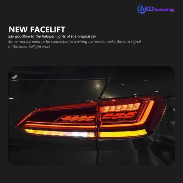 Car Lights for VW Touareg Led Tail Light 2019-2023 Touareg Rear Lamp DRL Dynamic Signal Reverse Automotive