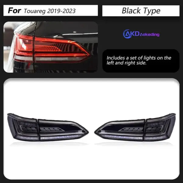 Car Lights for VW Touareg Led Tail Light 2019-2023 Touareg Rear Lamp DRL Dynamic Signal Reverse Automotive