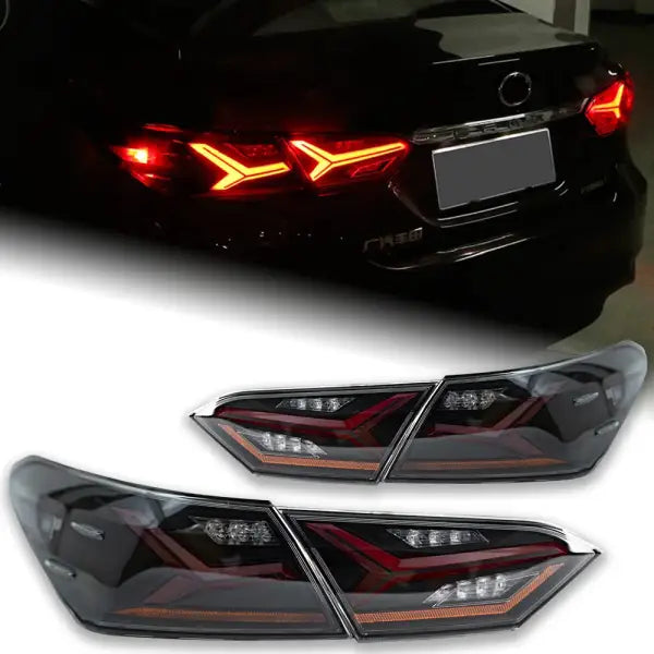 Car Lights for Toyota Camry LED Tail Light 2018-2022 Rear Lamp Brake DRL Rear Dynamic Signal Reverse Automotive