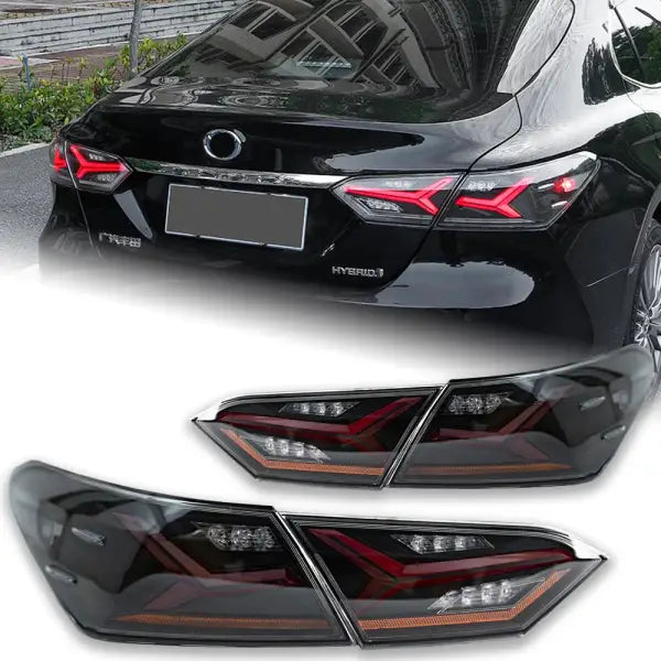 Car Lights for Toyota Camry LED Tail Light 2018-2022 Rear Lamp Brake DRL Rear Dynamic Signal Reverse Automotive