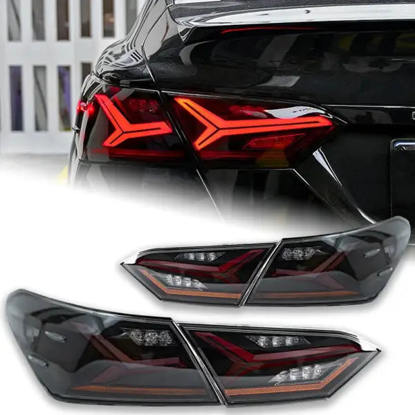 Car Lights for Toyota Camry LED Tail Light 2018-2022 Rear Lamp Brake DRL Rear Dynamic Signal Reverse Automotive