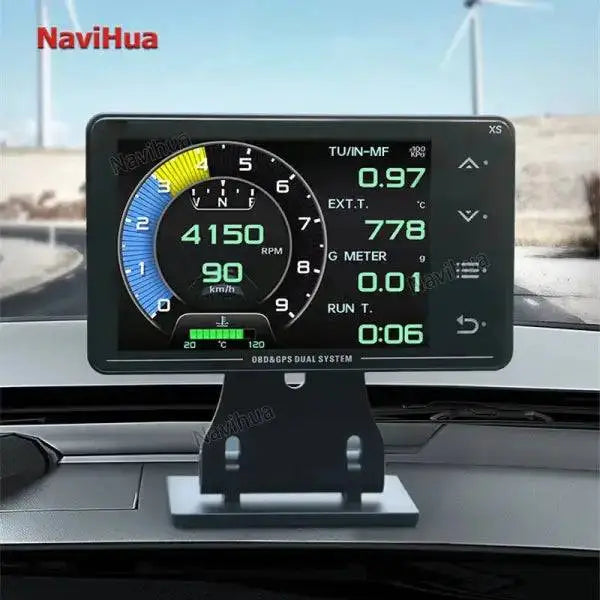 LUFI XS Multi-function Digital Gauge OBD + GPS Turbo Boost