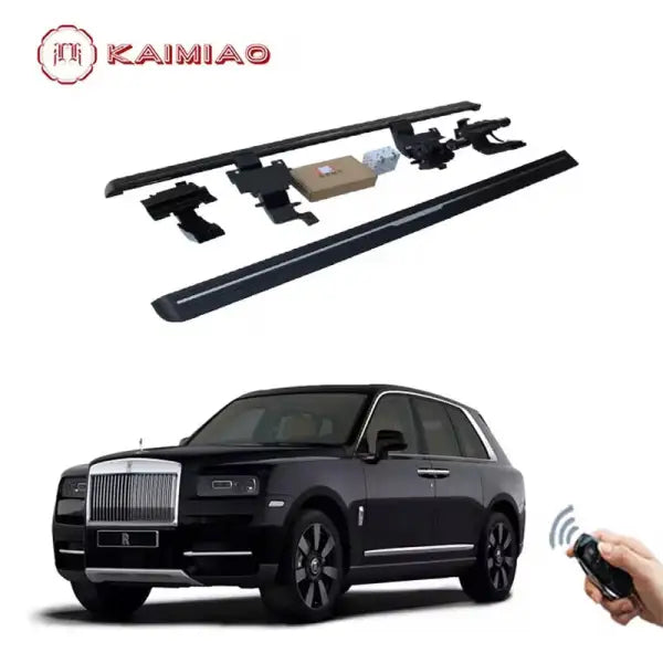 Luxury Rolls-Royce Cullinan Waterproof Electric Side Step Carbon Fiber Printed Electric Running Board with Free Express