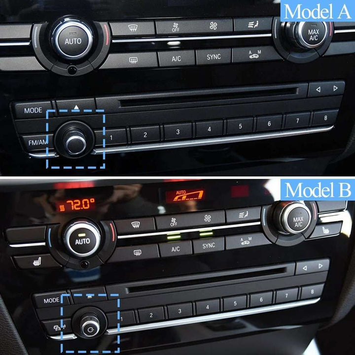 Car Craft Compatible With Bmw X3 X4 F25 F26 2011-2018 Car Radio Audio Volume Rotary Switch Button Knob Cover Cap Control Model B 61319351155 61319351156 61319208591 61319208592 CC-8108 - CAR CRAFT INDIA