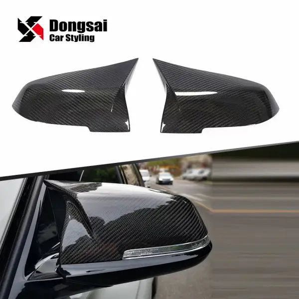M Look Dry Carbon Side View Wing Mirror Covers Caps for BMW F20 F22 F30 F35 F34 F32 F33 F36 E84 I3 2012-2018