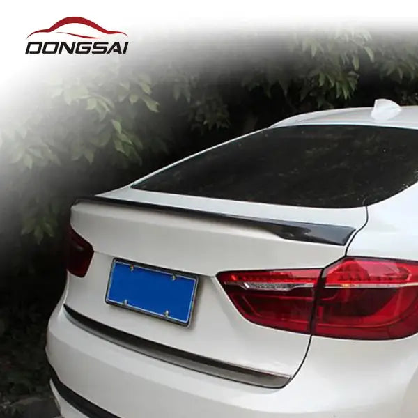 M Style Carbon Fiber Ducktail Spoiler Rear Trunk Lip Tail Wing for BMW X6 F16 X6M F86 2014+