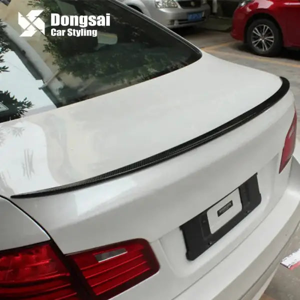 M Type Carbon Fiber Rear Trunk Lip Tail Wing Ducktail Spoiler for BMW 5 Series F10 520I 535I 540I M5 2009+