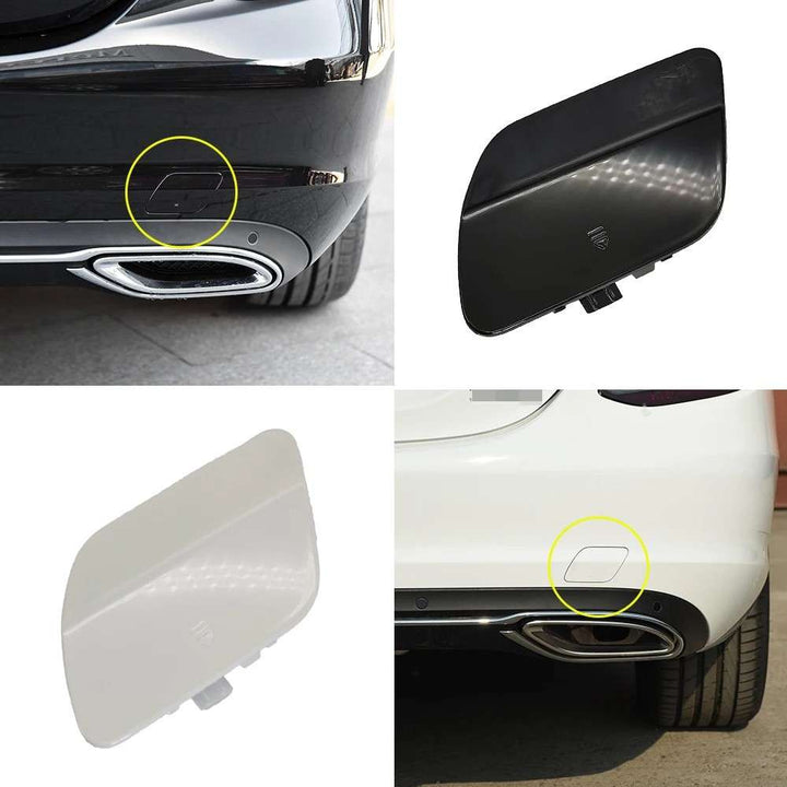 Car Craft Compatible With Mercedes Benz C Class W205 2015-2021 Rear Bumper Tow Hook Towing Tochan Trailer Cover 2058830224 Unpainted CC-8090 - CAR CRAFT INDIA