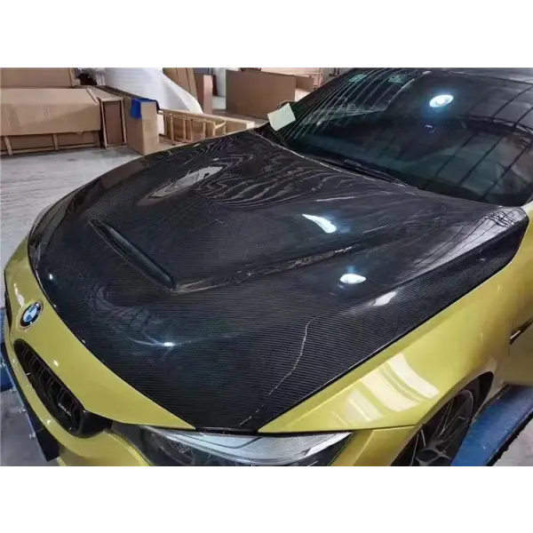 M4 GTS Both Side Carbon Fiber Hood Cover Fit for F80 F84 M4