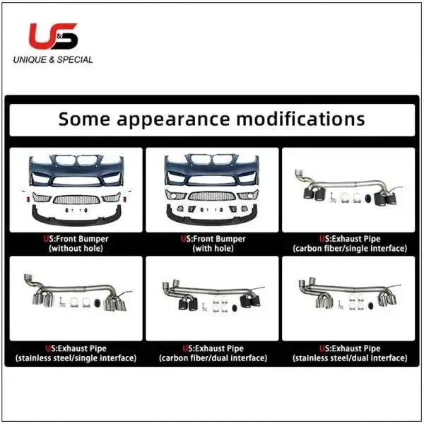 M4 Style Car Parts Car Bumpers PP Plastic Bodykit