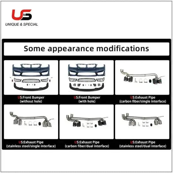 M4 Style Car Parts Car Bumpers PP Plastic Bodykit