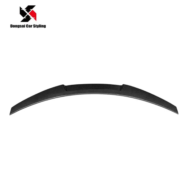 M4 Style Dry Carbon Fiber Rear Trunk Spoiler Boot Lip Ducktail Wing for Audi A5 S5 RS5 Coupe 2009-2016