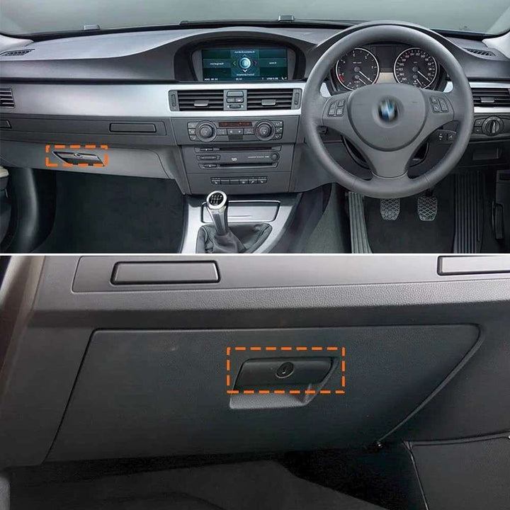 Car Craft Compatible With Bmw 3 Series E46 98-06 3 Series E90 E92 05-12 5 Series E39 95-04 X3 E83 03-10 X5 E53 99-07 Dashboard Passenger Seat Storage Glove Box Latch Handle Switch 51168163018 Black - CAR CRAFT INDIA