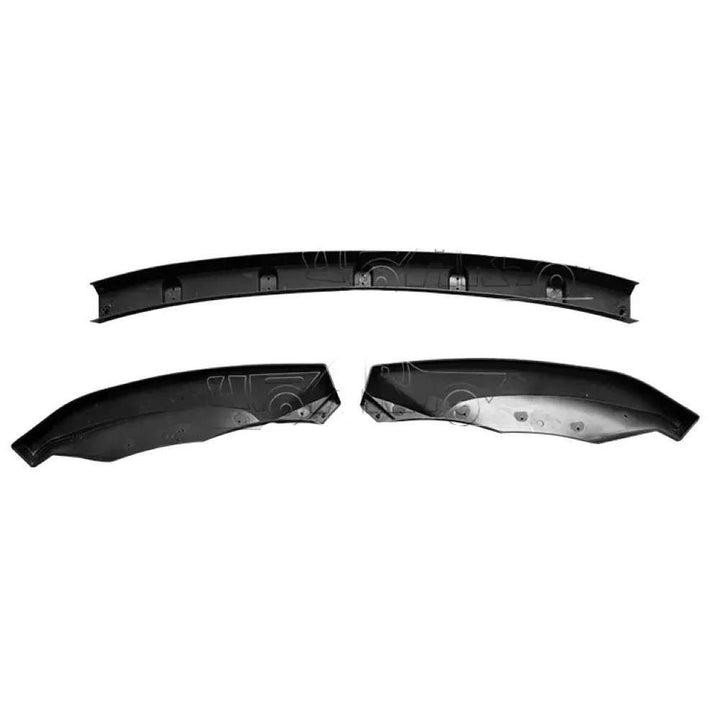 Car Craft Compatible With Skoda Octavia 2017-2022 Front Bumper Lip Splitter Skirts 3 Part Ar-skoda-021 Glossy Black - CAR CRAFT INDIA