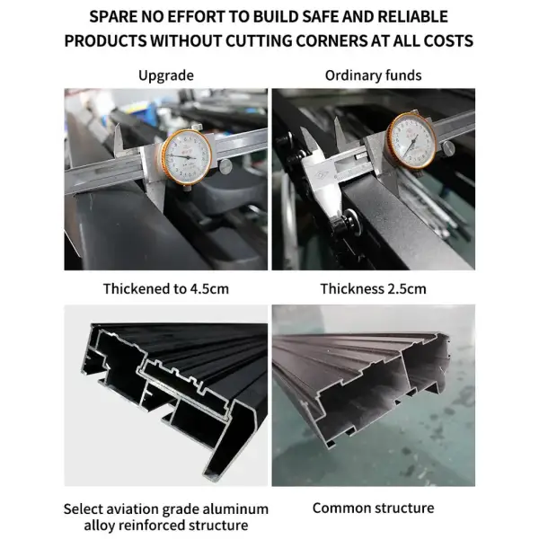 Manufacturer Aluminium Side STEP Fixed Step Crash Bar Boards for Mitsubishi Zinger 2010-2011 Running Boards