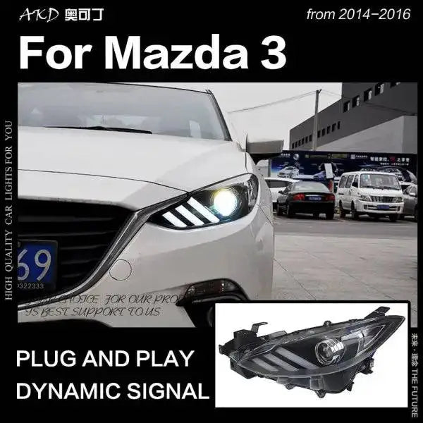 Mazda 3 Headlights 2014-2016 Axela LED Headlight